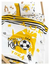 Σετ με Λάστιχο Κίτρινο 130x170εκ. ΑΕΚ