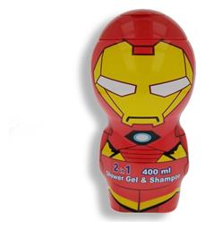 Air-Val International Παιδικό Αφρόλουτρο & Σαμπουάν Iron Man σε Μορφή Gel 400ml - Air Val