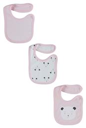 Σαλιάρα Υφασμάτινη με Κουμπί Πολύχρωμη 3τμχ Biorganic