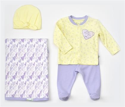 Σετ Ρούχων Νεογέννητου 4τμχ Biorganic