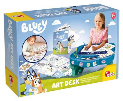 Bluey Παιδικό Θρανίο για Ζωγραφική από Πλαστικό Μπλε Lisciani Giochi