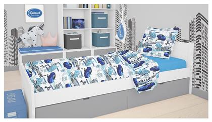 Σετ Μονά Speed Racer 291 Μπλε 160x240cm Dimcol