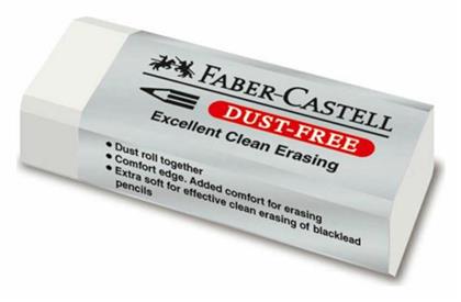 Faber-Castell Γόμα για Μολύβι Dust Free Λευκή - Faber Castell