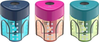 Faber-Castell Mini Auto Ξύστρα Βαρελάκι (Διάφορα Χρώματα) - Faber Castell