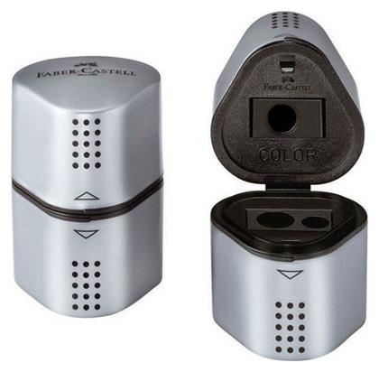 Faber-Castell Trio Box Τριπλή Ξύστρα Βαρελάκι - Faber Castell