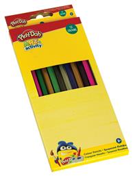 Play-Doh Σετ Ξυλομπογιές Τριγωνικές 12 Μεταλλικά Χρώματα 12τμχ Gim