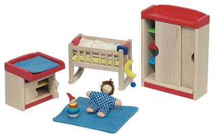 Furniture for Flexible Puppets Baby Room Έπιπλα για Κουκλόσπιτο Goki