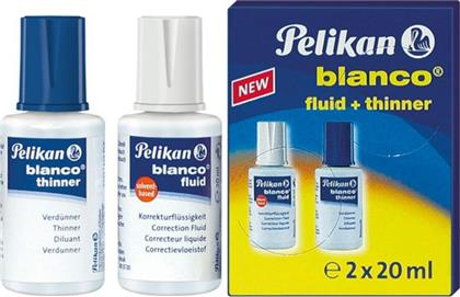Διορθωτικό Υγρό με Διαλυτικό 2 x 20ml Pelikan