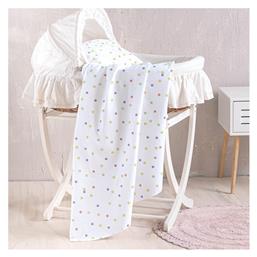 Σετ Βρεφική Παπλωματοθήκη με Μαξιλαροθήκη Blaze Λευκό 110x160εκ. Rythmos