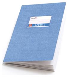 Τετράδιο Ριγέ Β5 50 Φύλλων Special Jeans Γαλάζιο Typotrust