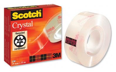 Σελοτέιπ Scotch Crystal 600 19mm x 33m 3M