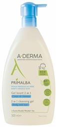 A-Derma Primalba Cleansing Gel 2 In 1 500ml με Αντλία - A Derma από το Pharm24