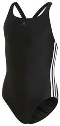 adidas 3-Stripes Παιδικό Μαγιό Ολόσωμο Μαύρο - Adidas