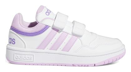 Adidas Αθλητικά Παιδικά Παπούτσια Μπάσκετ Hoops 3.0 CF με Σκρατς Cloud White / Bliss Lilac / Violet Fusion από το Modivo