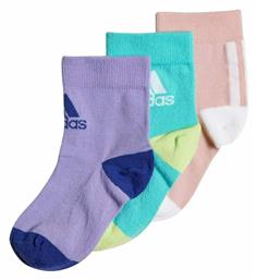 adidas Αθλητικές Παιδικές Κάλτσες Μακριές Performance Πολύχρωμες 3 Ζευγάρια - Adidas