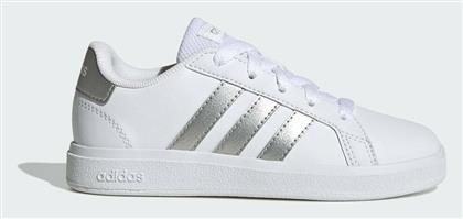 adidas Grand Court Παιδικά Sneakers Cloud White / Matte Silver - Adidas