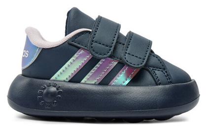 Grand Court Παιδικά Sneakers με Σκρατς Navy Μπλε Adidas