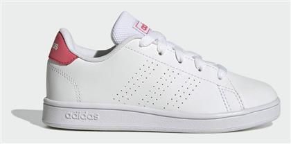 Παιδικά Sneakers Advantage Cloud White / Real Pink / Core Black Adidas από το Spartoo