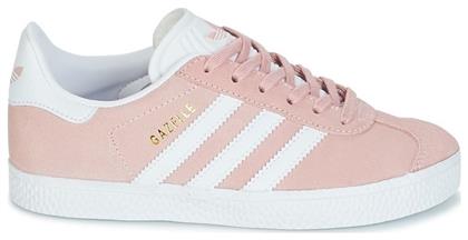 Παιδικά Sneakers Gazelle Ανατομικά για Κορίτσι Icey Pink / Cloud White / Gold Metallic Adidas από το Spartoo