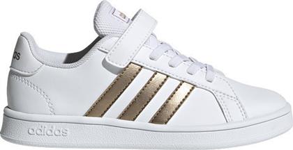 Adidas Παιδικά Sneakers Grand Court Cloud White / Copper Met. / Light Granite από το SportGallery