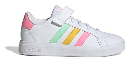 Παιδικά Sneakers Grand Court Cloud White / Pulse Mint / Beam Pink Adidas από το Outletcenter