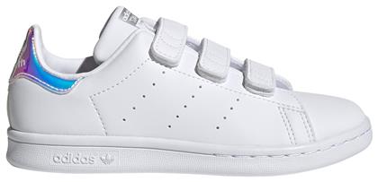 Παιδικά Sneakers Stan Smith CF με Σκρατς Cloud White / Cloud White / Silver Metallic Adidas από το Outletcenter