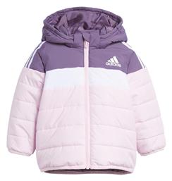 adidas Παιδικό Αθλητικό Μπουφάν Κοντό με Κουκούλα Shadow Violet - Adidas