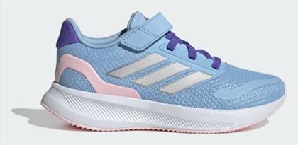 adidas Runfalcon 5 Running Glow Blue / Silver Metallic / Clear Pink - Adidas από το Spartoo