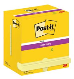 Αυτοκόλλητα Χαρτάκια 3m Post-it 76 X 127 Mm Super Sticky Κίτρινα 90 Φύλλα 655-12sscy-eu Mmm65512sscyeu Κωδικός: 52786189 - 3M