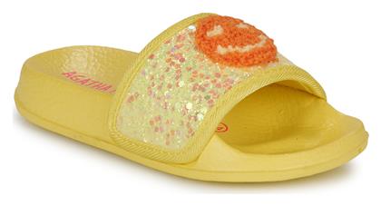 Παιδικές Σαγιονάρες Slides Κίτρινες Agatha Ruiz De La Prada από το SerafinoShoes