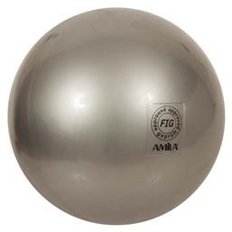 AMILA 47957 Μπάλα Ρυθμικής με Διάμετρο 19cm Ασημί - Amila