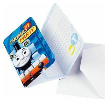 Προσκλήσεις Thomas & Friends 552164 Amscan