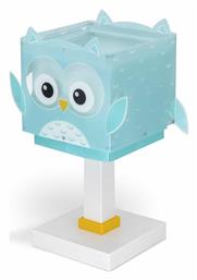 Led Παιδικό Φωτιστικό Πορτατίφ Little Owl Μπλε 15x15x30εκ. Ango από το Designdrops