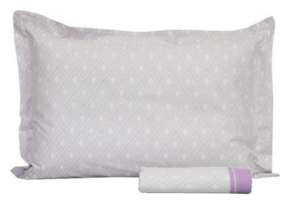 Mix & Match Βρεφική Μαξιλαροθήκη από 100% Βαμβάκι 45 Lilac 35x40εκ. Anna Riska