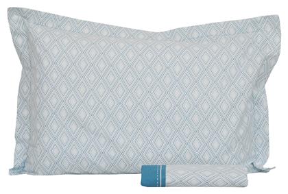 Mix & Match Βρεφική Μαξιλαροθήκη από 100% Βαμβάκι Μπλε 35x40εκ. Anna Riska