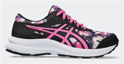 ASICS Αθλητικά Παιδικά Παπούτσια Running Contend 8 Print Gs Black / Hot Pink - Asics