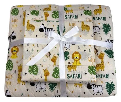 Σετ Παιδικό Κουβερλί Μονό με Μαξιλαροθήκη Μπεζ 160x240εκ. Astron Italy