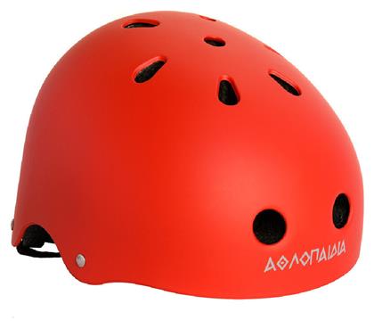 003.10015 Κράνος Ποδηλάτου Κόκκινο Αθλοπαιδιά