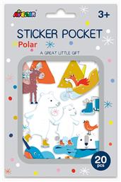 Aυτοκόλλητα Sticker Pocket Polar για Παιδιά 3+ Ετών Avenir