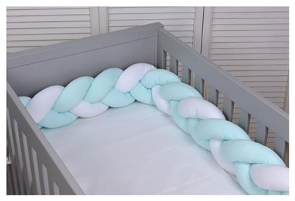 Πάντα Πλεξούδα Design 130 White/Mint 18x200cm Baby Oliver