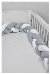 Πάντα Πλεξούδα Design 150 White/Grey 18x200cm Baby Oliver