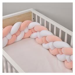 Πάντα Πλεξούδα Design 3006 White/Pink 24x200cm Baby Oliver