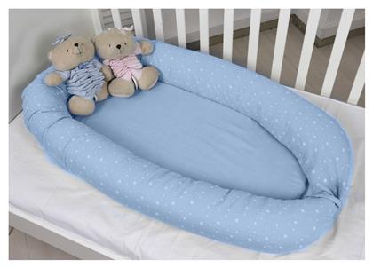 Βρεφικό Μαξιλάρι Φωλιά Design 371 46-6716-371 Muslin Ciel 95x55εκ. Baby Oliver