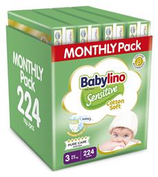 Cotton Soft No. 3 για 4-9kg 224τμχ Babylino από το Pharm24