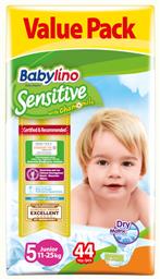 Sensitive With Chamomile Πάνες με Αυτοκόλλητο No. 5 για 11-25kg 44τμχ Babylino από το Pharm24