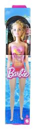 Blond Hair Doll Wearing Pink Palm Tree-print Swimsuit για 3+ Ετών Barbie
