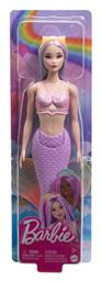 Mermaid with Colorful Hair, Tails and Headband Accessories Purple Dreamtopia για 3+ Ετών Barbie