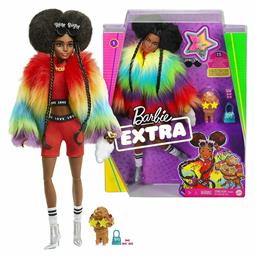 Κούκλα Extra Rainbow Coat για 3+ Ετών Barbie