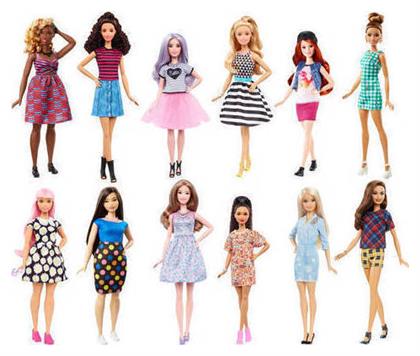 Barbie Κούκλα Fashionistas για 3+ Ετών 30εκ. (Διάφορα Σχέδια) 1τμχ - Mattel