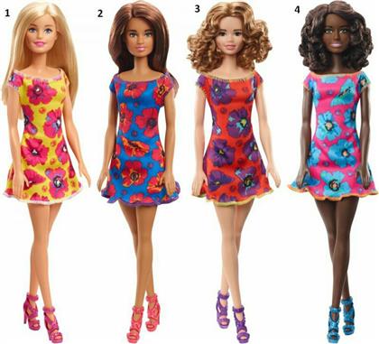 Barbie Κούκλα για 3+ Ετών (Διάφορα Σχέδια) 1τμχ